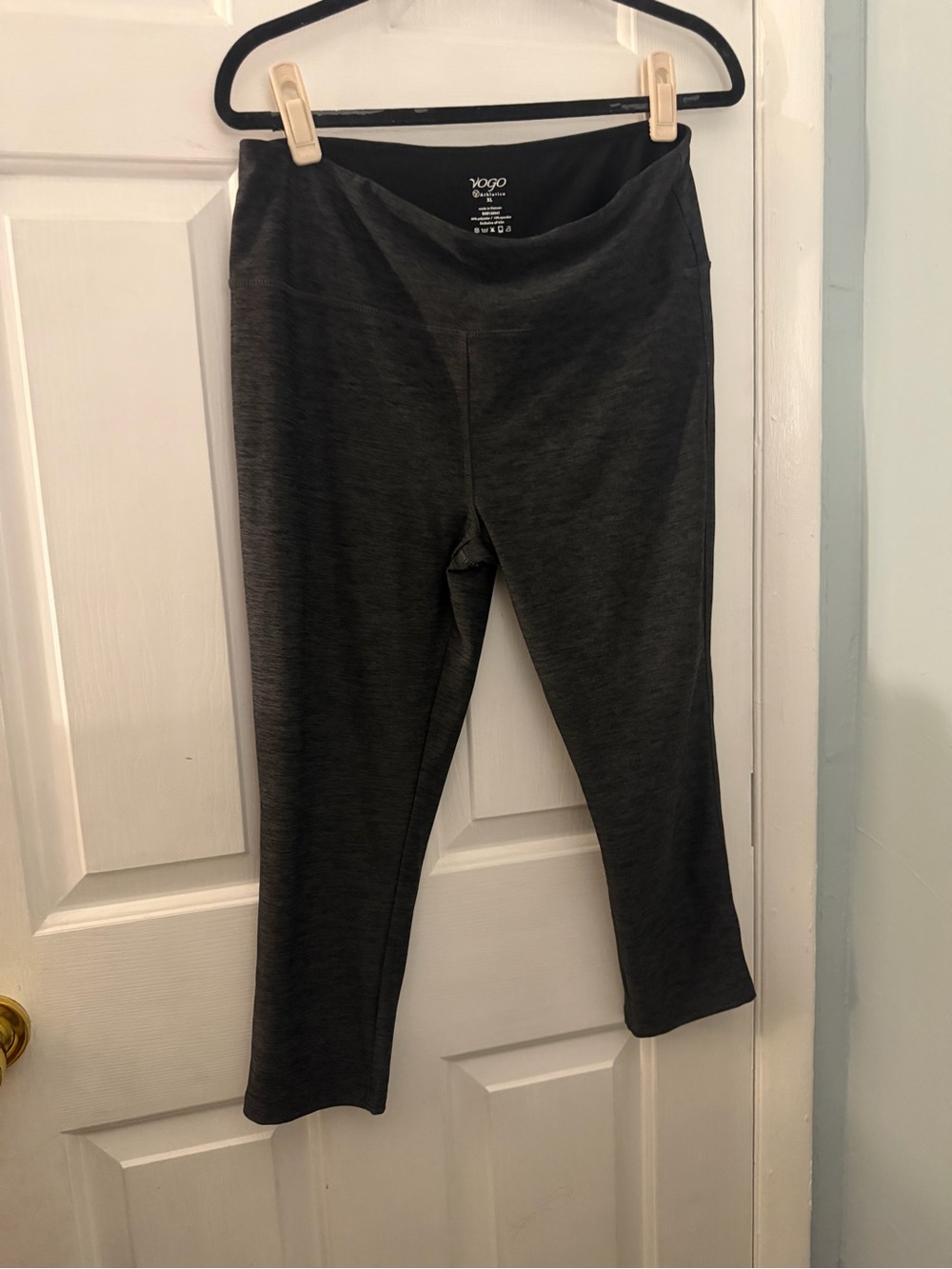 VOGO Athletica XL Charcoal Heather High Rise Active Leggings